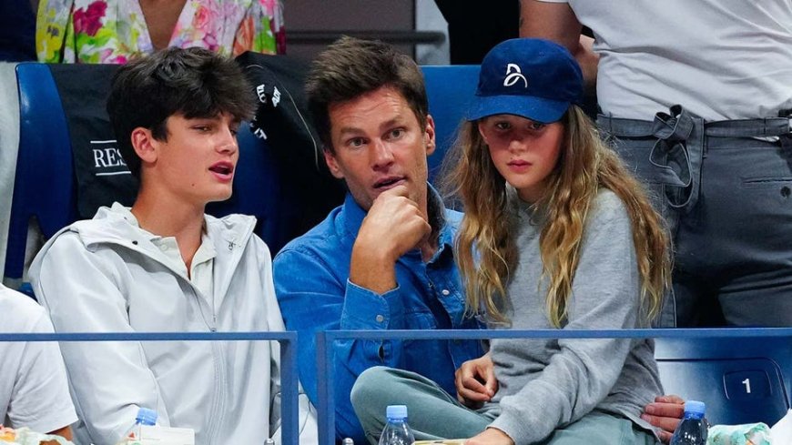 Tom Brady attends US Open, introduces his children to Novak Djokovic following semifinal win