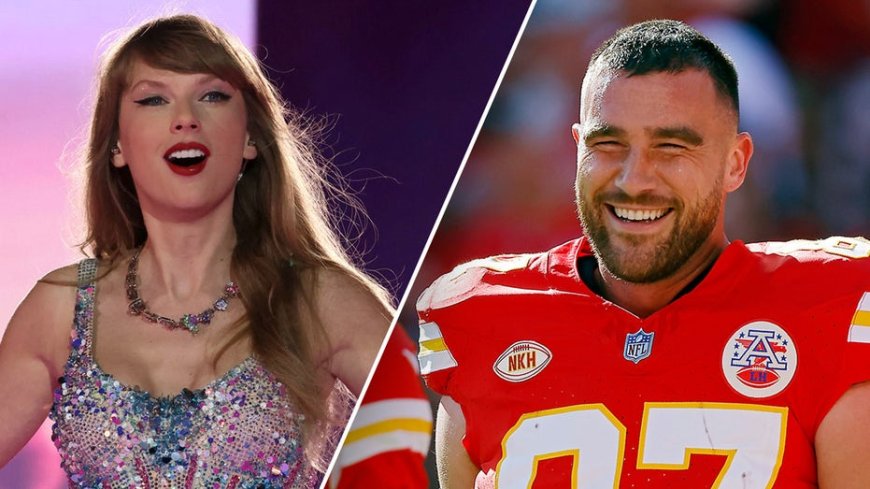 Travis Kelce asked if he's 'in love' with Taylor Swift, addresses relationship 'status'